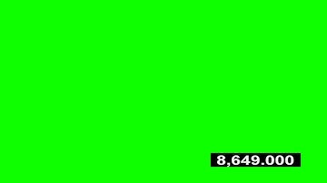 Timecode Green Screen for 10 Minutes (WIDESCREEN/1080p)