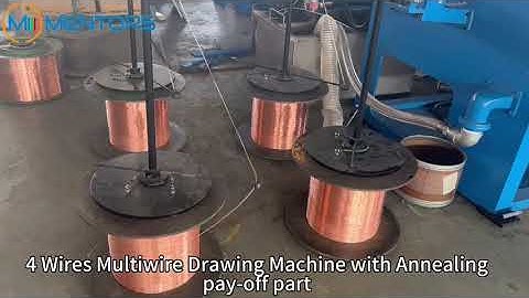 4 Wires Multiwire Drawing Machine