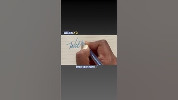 William❤️in cursive #william #handwriting #signature #name #learncursivewriting #shorts #cursive