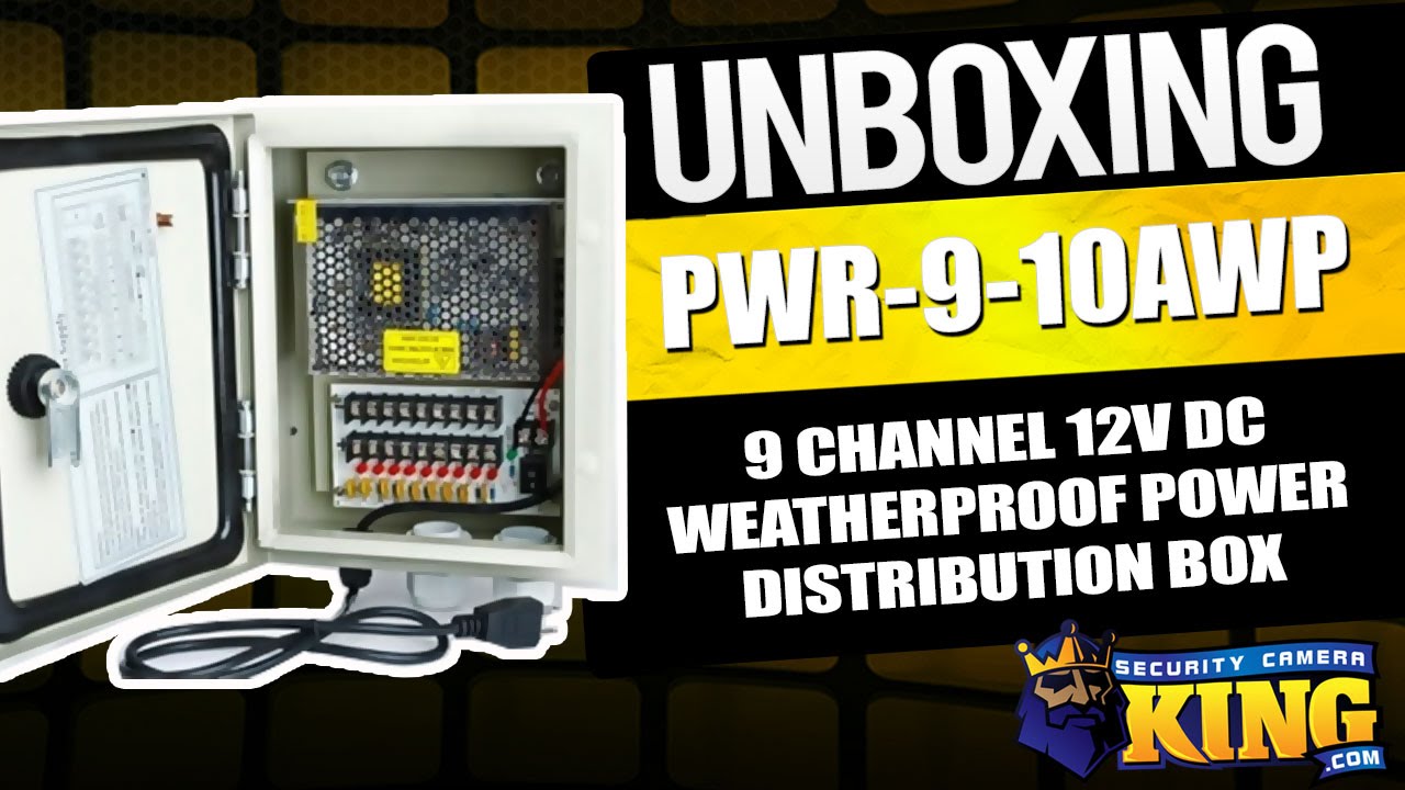 Unboxing - PWR-9-10AWP - 9 Channel 12V DC Weatherproof Power Distribution Box