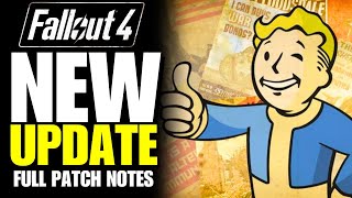 Fallout 4 - NEW Update 1.37 Fixes Creation Club \& HDR! Full (Patch Notes)