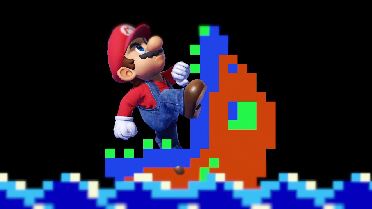 All Characters Eaten By A Fish (Smash Bros Ultimate)