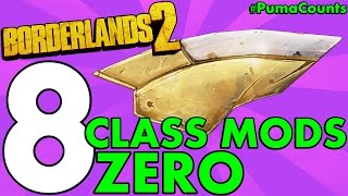 Top 8 Best Regular and Legendary Class Mods for Zero the Assassin in Borderlands 2 #PumaCounts