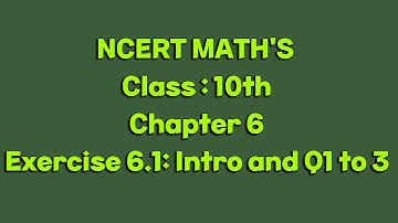 Class 10 NCERT Maths | Chapter 6: Triangles | Exercise 6.1 | Introduction & All Questions