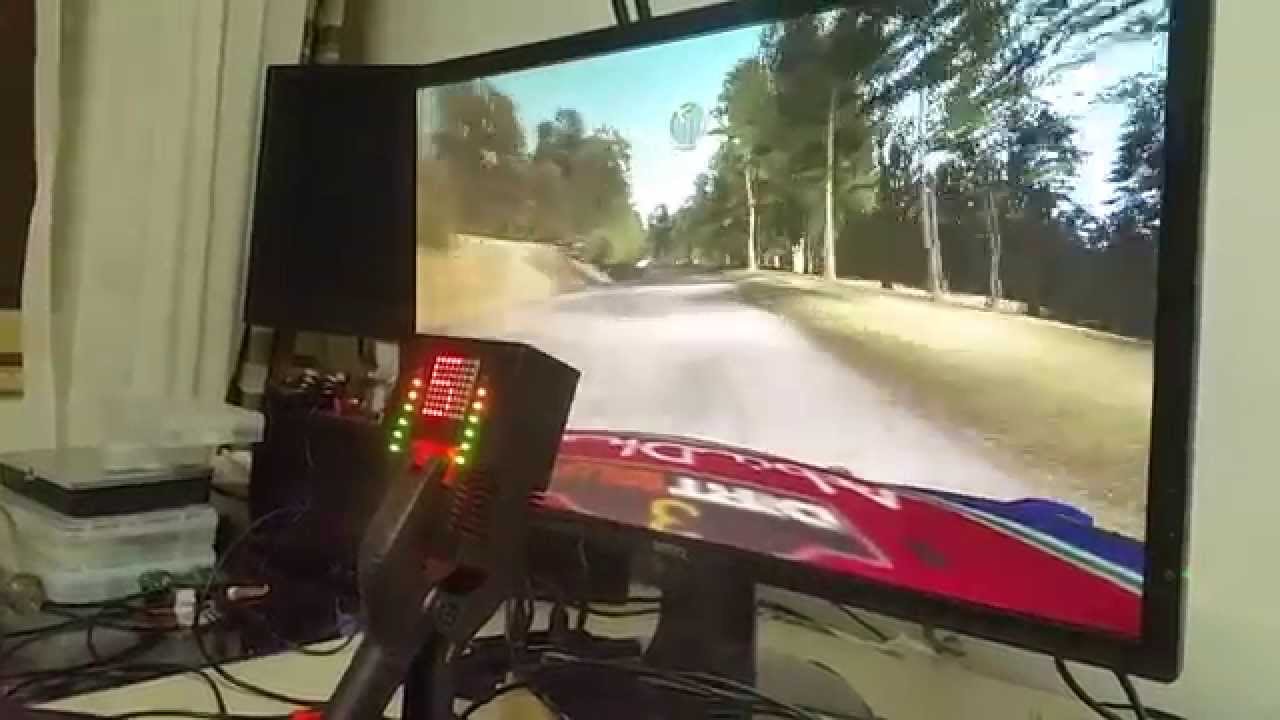 Dirt rally dashboard shifter gear indicator rpm YouTube