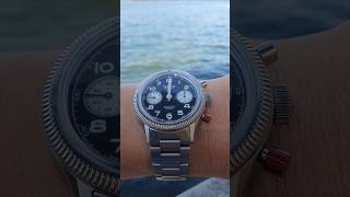 Hanhart Chronograph Flieger ES 417 at Como #watch #youtubeshorts