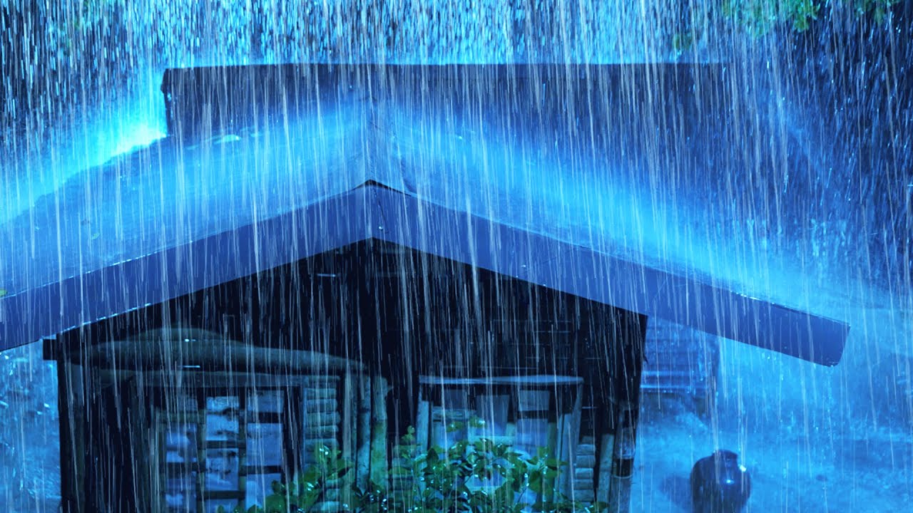 Sonido de Lluvia Sobre el Tejado para Dormir en 3 Minutos, Ruido de ...