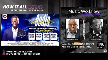 DEEP DIVE INTO THE MUSIC PRODUCERS WORKFLOW | How it all Werks. LIVE! Season 2