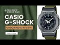 Casio G-Shock GM-2100CB-3AER Watch Unboxing &amp; First Impressions | Military Green Metal Beast!