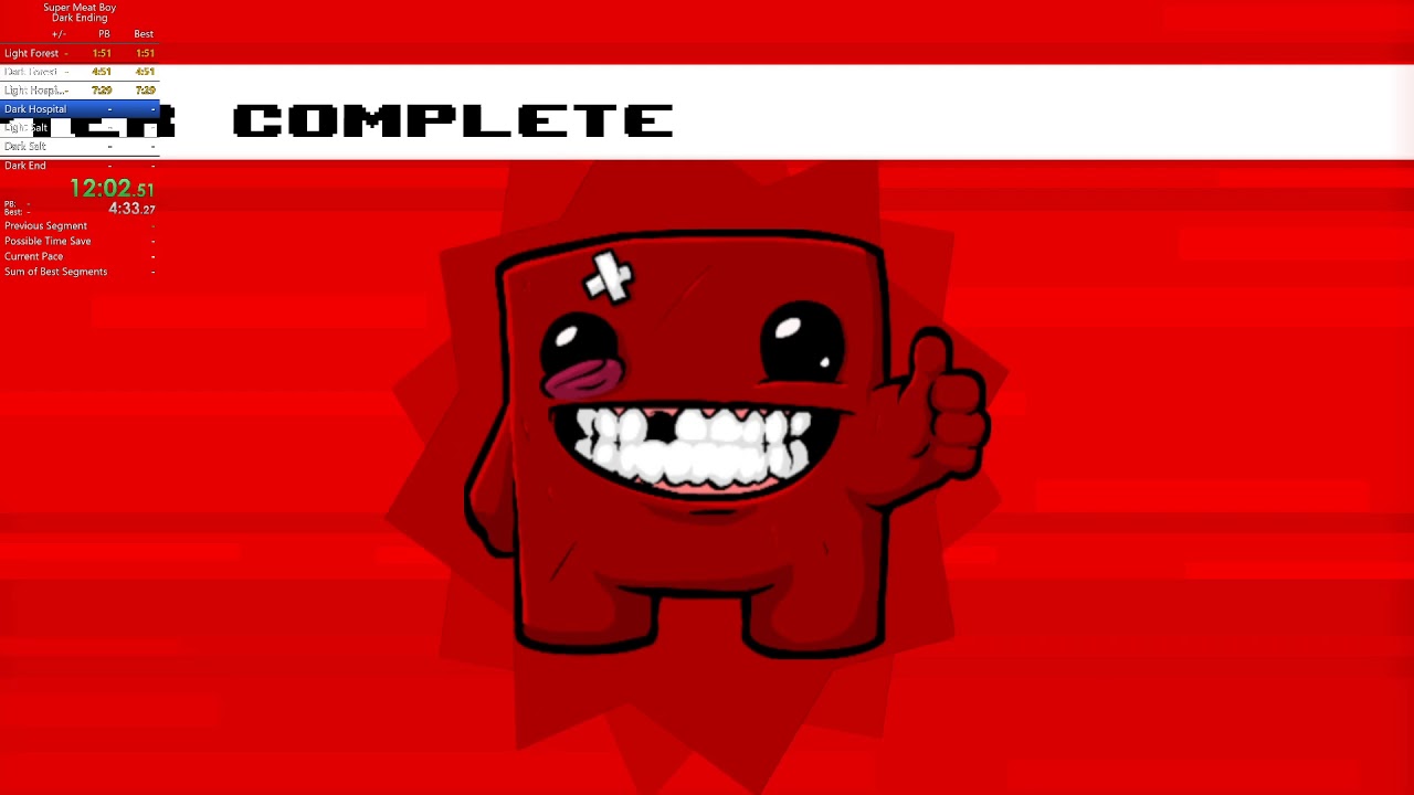 Super Meat Boy Dark Ending 4721 YouTube