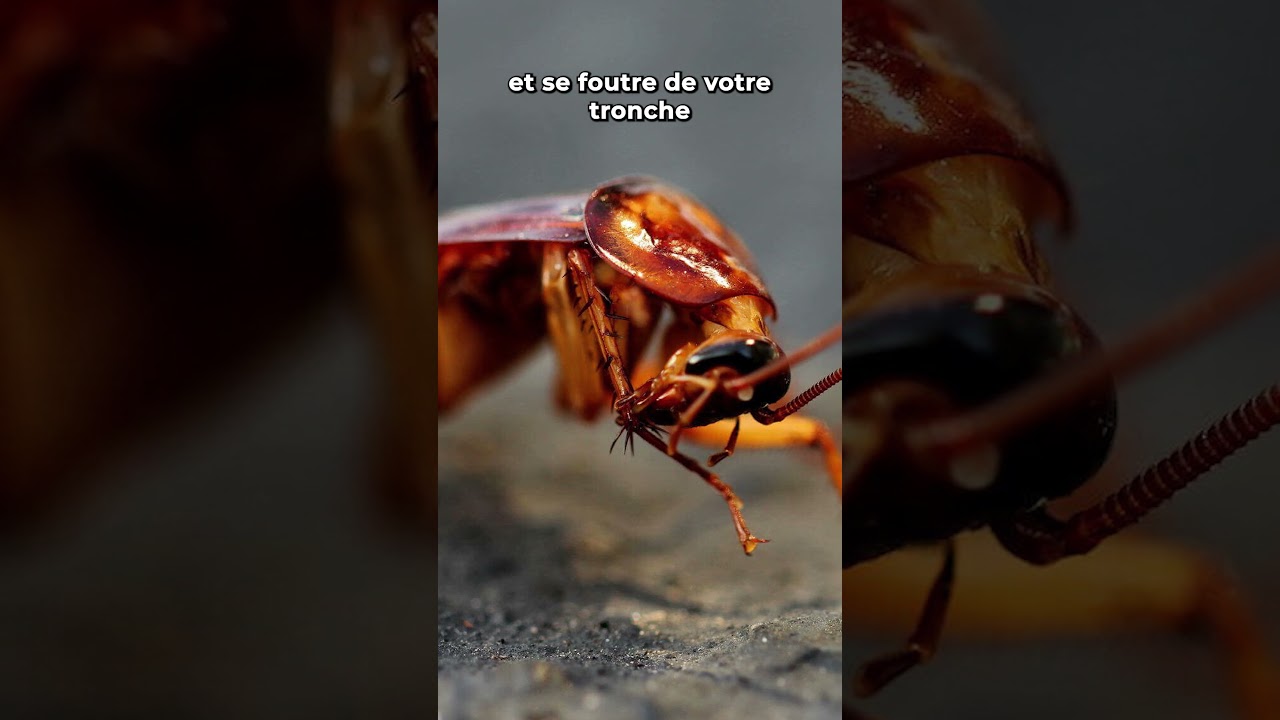 Pourquoi les Cafards sont si Costauds ? #nature #animal #omg #ocean