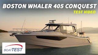 Boston Whaler 405 Conquest 2020- Test Video - By Boattest