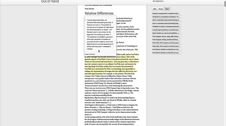 Mary Isbell The Efficiency of Annotation