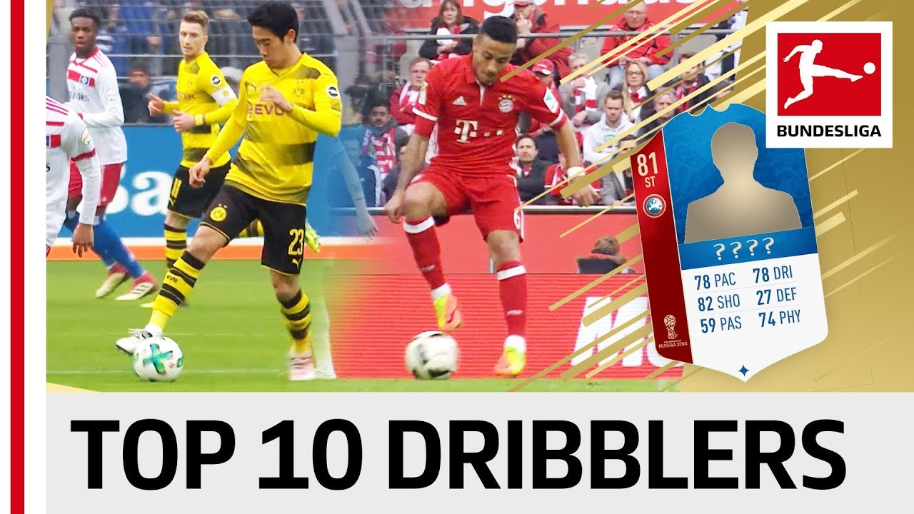 Top 10 Dribblers at the 2018 World Cup - EA SPORTS FIFA 18 - Kagawa, Thiago & More