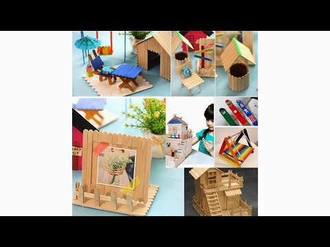 50pcs/lot Wooden Popsicle Sticks Kids Hand Crafts Art Ice Cream Lolly Cake Sticks DIY Puzzle Making