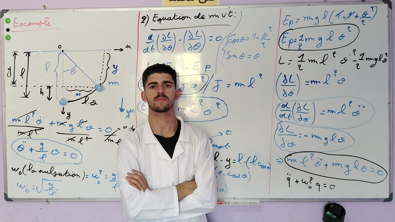 Ondes et Vibrations : Révision Complète des Oscillations Libres Non Amorties en arabe