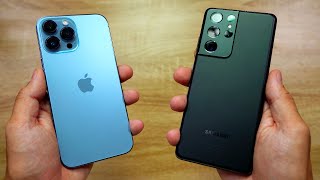 iPhone 13 Pro Max vs Galaxy S21 Ultra!! ⚔  ¿CUÁL GANA EN 2021?