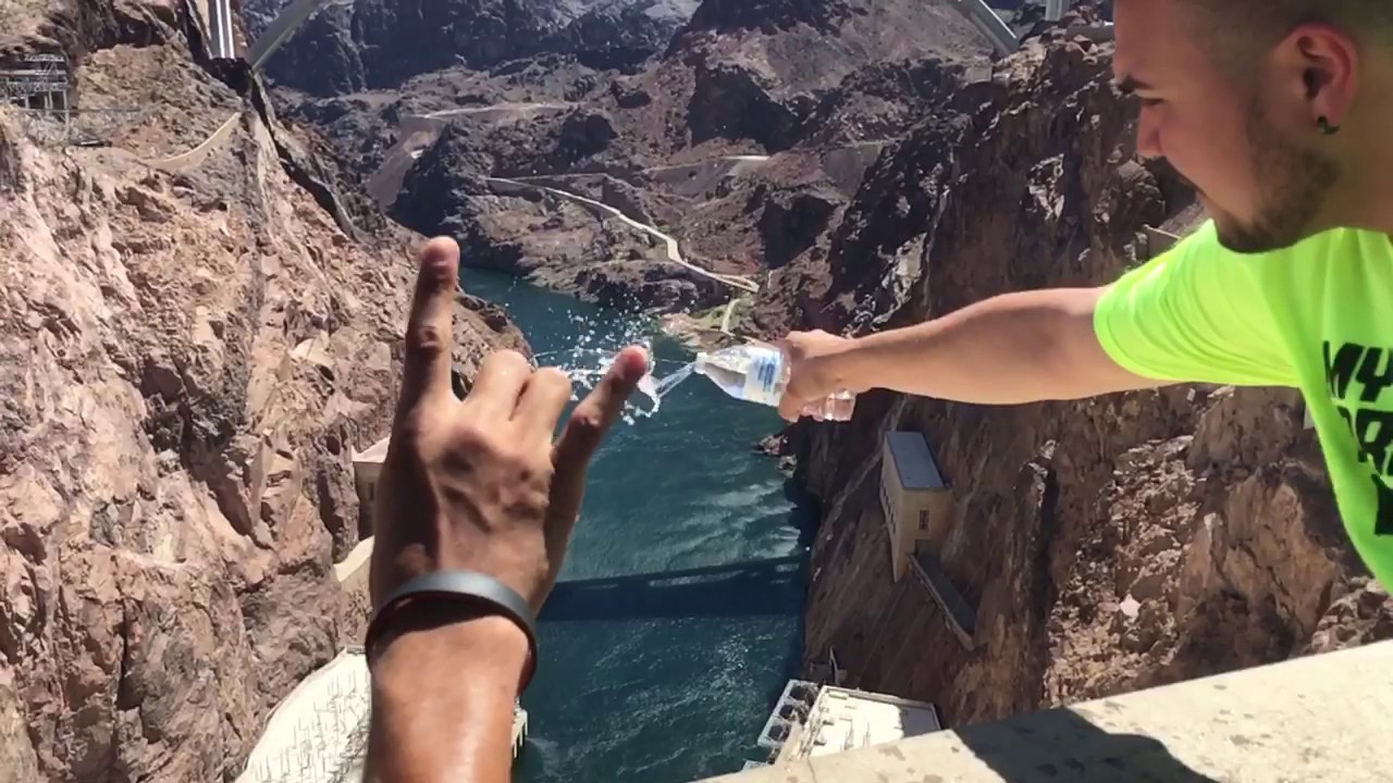 Hoover Dam pouring water. YouTube