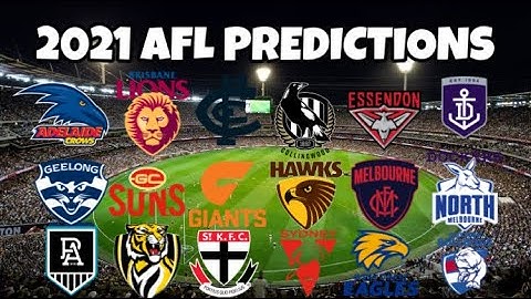 2021 AFL PREDICTIONS (Ladder + Finals + Awards)