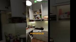 Project Kitchen Set HPL White Oak Bu Andi, Project Ciputat Timur #desaininterior #kitchenset