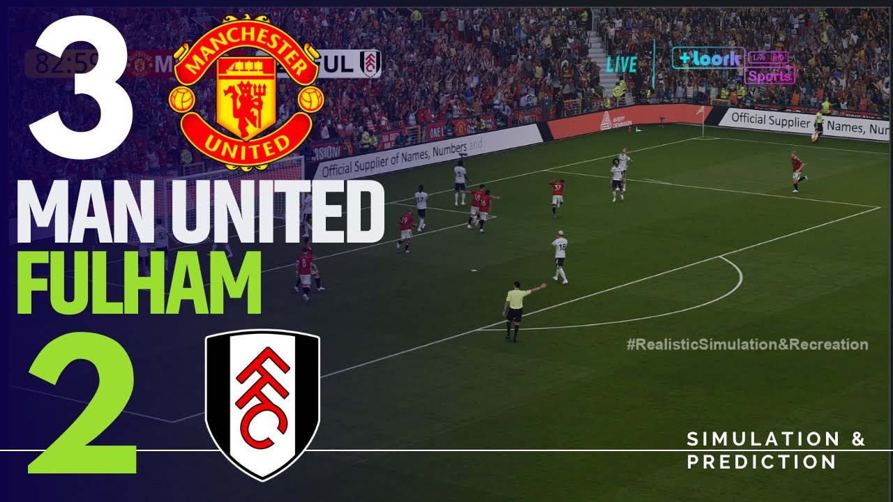 MANCHESTER UNITED 3 vs 2 FULHAM | PREMIER LEAGUE 2025-2026 | Match Highlights  Simulation/Recreation