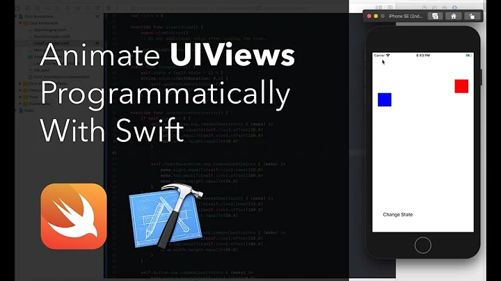 How to Animate Views in iOS with SnapKit | Programmatic DSL