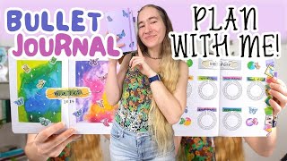 March 2024 BULLET JOURNAL Setup 🦋 PLAN WITH ME!