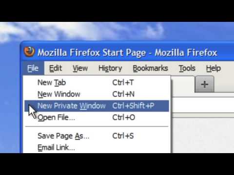 Firefox 隱私瀏覽視窗