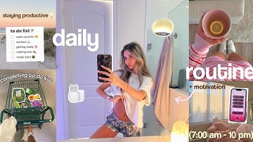 my (productive) daily routine💌 work days + hitting 1 million subscribers!!