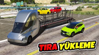 🚚 Hyundai Ailesi Arabalar Elektrikli Tıra Yükleniyor 🚚 GTA 5