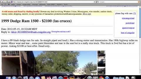 El paso craigslist cars and trucks for sale by owner