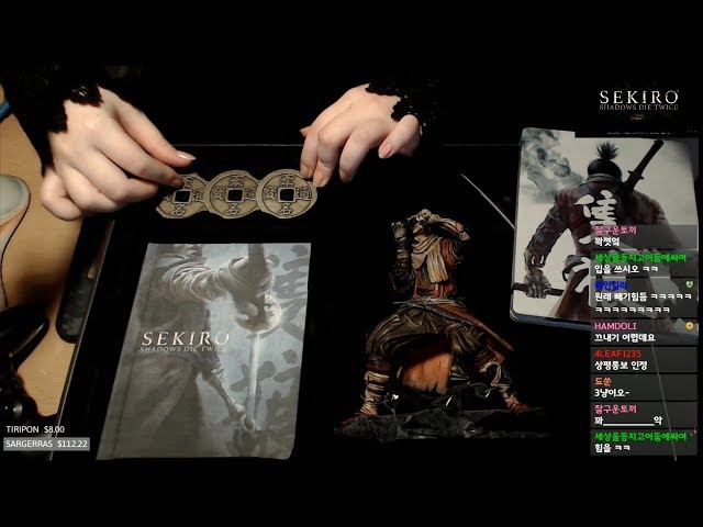 [트위치 뽀모] 세키로 콜렉터 에디션 언박싱 Unboxing Sekiro Collector Edition