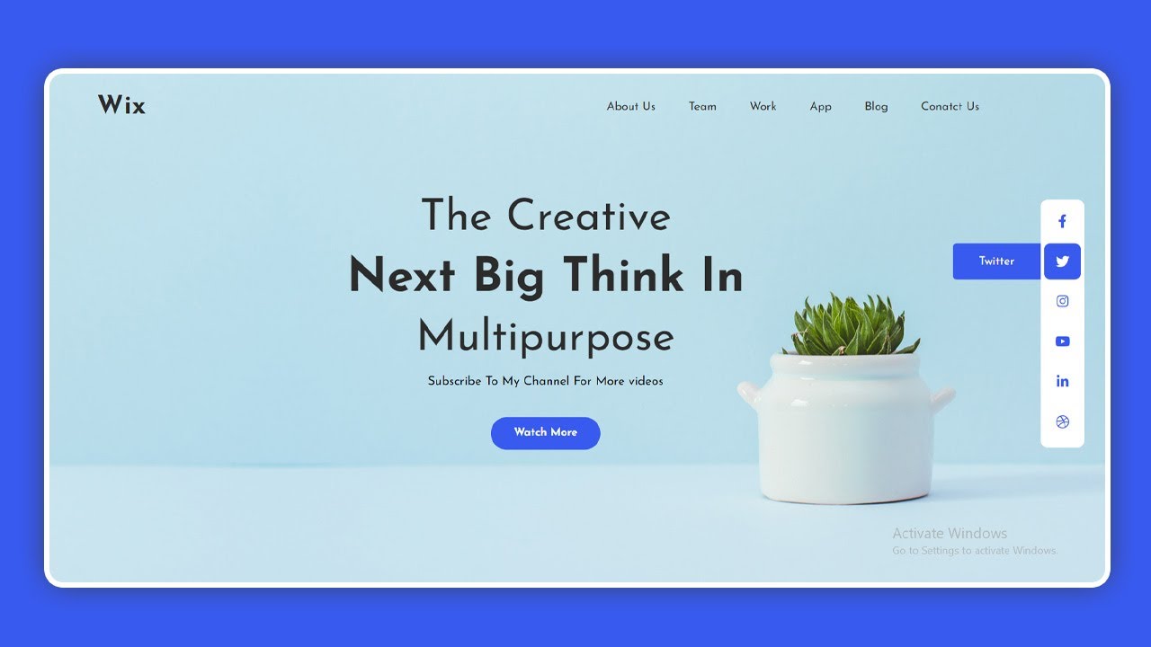How To Make A Website Using HTML And CSS | Website Design In HTML And ...