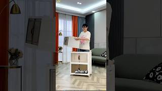 Transform Your Space Instantly with the Folding Storage Cabinet!” ✨ #SmartStorage