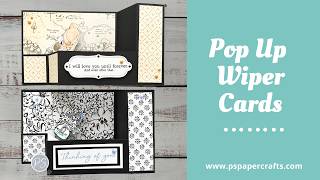 How to make a Pop Up Wipe Card