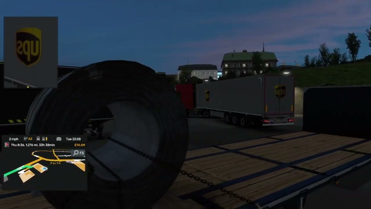 Euro Truck Simulator 2 Pro Mods 2.76 Scotland to Spain Episode 5