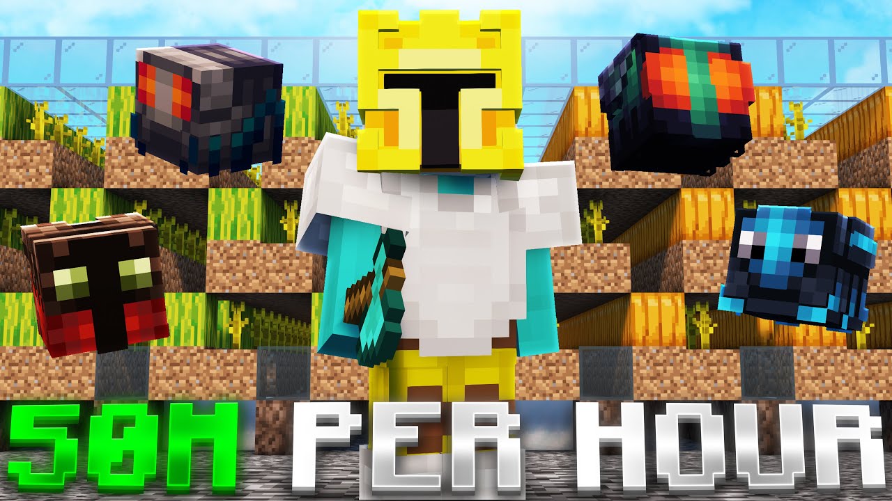 You need to make this INSANE Melon/Pumpkin FARM | Hypixel Skyblock