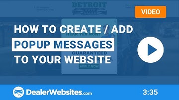 How to add popup message graphics to your website