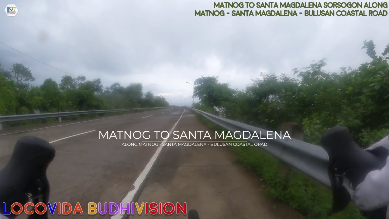 A bike ride experience, Matnog to Santa Magdalena, along Matnog Santa