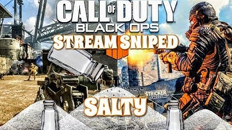 DSP Tries It: Salty Stream Sniped RAGE Black Ops 4 Getting Trolled