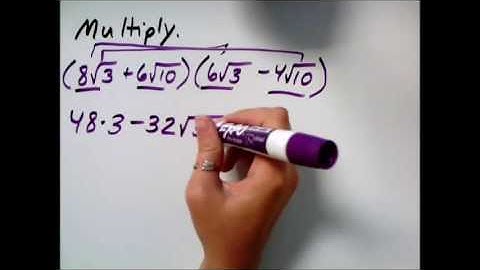 Simplifying a product involving square roots using the distributive property: Advanced