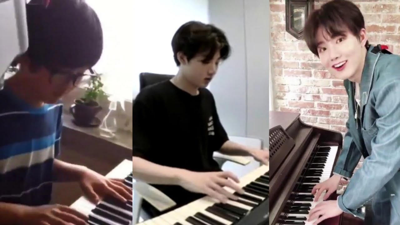 TREASURE Junkyu - Playing Piano (Compilation)