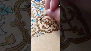 🖤🧡🤍  الزخرفة الاسلامية  , ,  غذاء للعيون / Wonderful Islamic Art 🖤🧡🤍