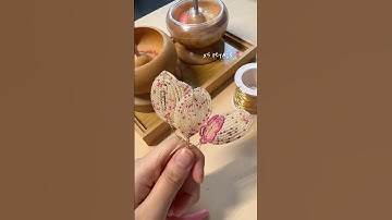 Pinterest inspired beaded orchid 🎀🐸🧵#craft #beads #shorts #art #flowers #diy #handmade #beadart