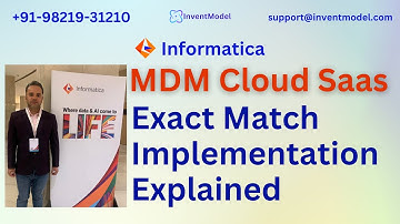 🚀 Informatica MDM Training | Exact Match Implementation Explained ✅