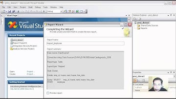 Sql Server  Reporting Services  - Part 1