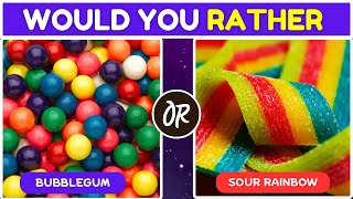 Would You Rather...? | Sweet VS Sour JUNK FOOD Edition  | QUIZ TRAVEL