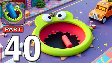 Hole.io - Gameplay Walkthrough Part 40 - Swallow Everything & Dominate the City (Android, iOS)