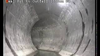 1800mm pipe CCTV inspection by Mini-Cam Protues CRP150