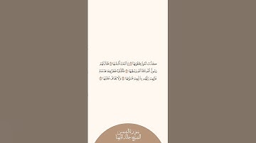 إستمع وإقرأ سورة الشمس الشيخ خالد المهنا